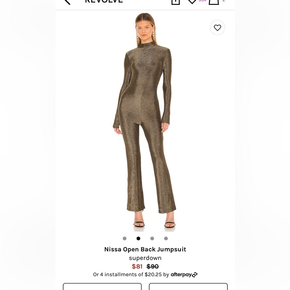 Superdown Nissa Open Back Jumpsuit